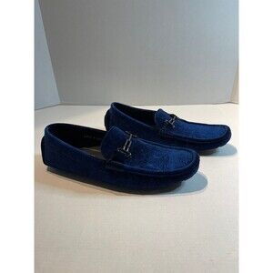 Terroni LA220 Blue Velvet Wedding Party Loafers Size 9 Men’s Never Worn